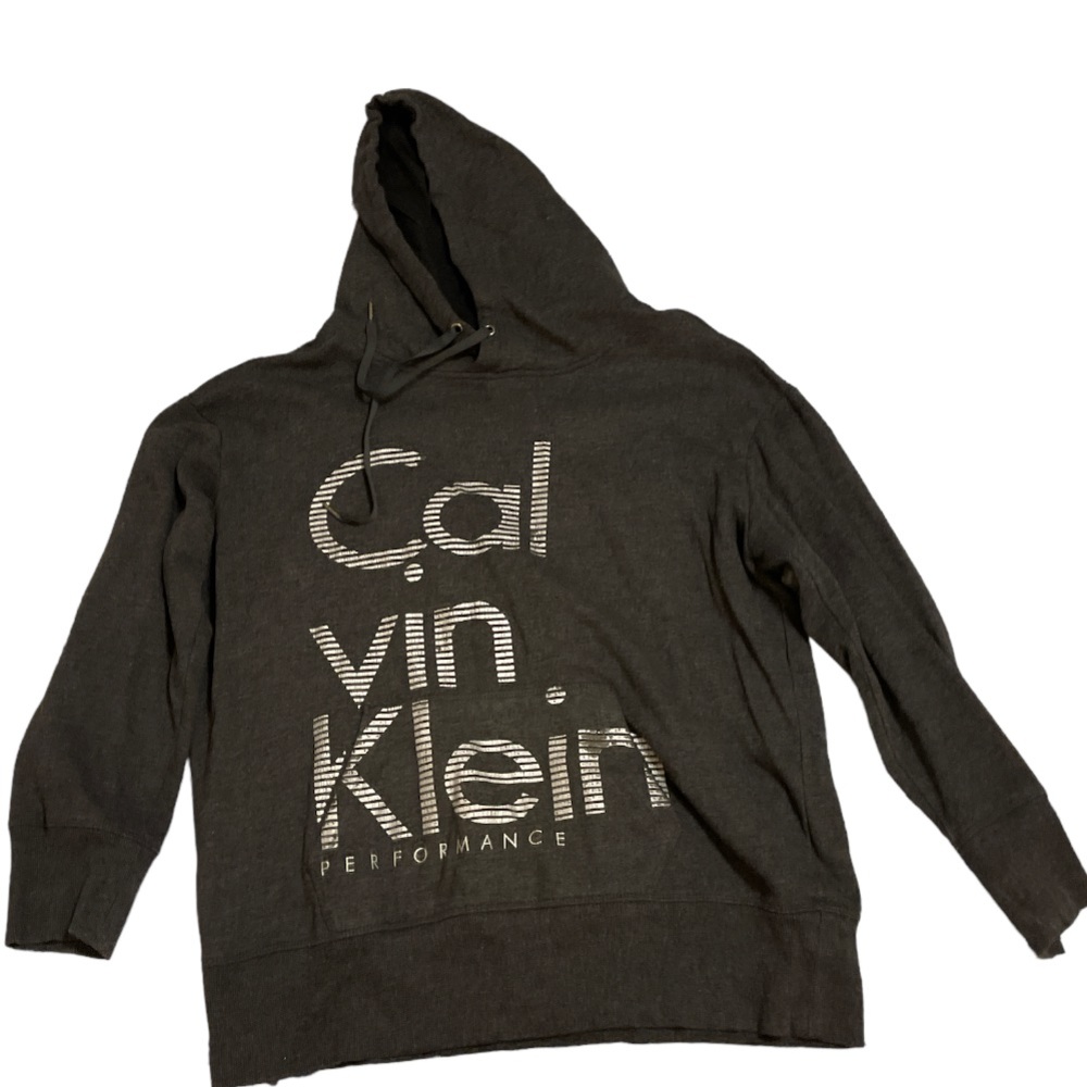 Calvin Klein grey hoodie. Size XL